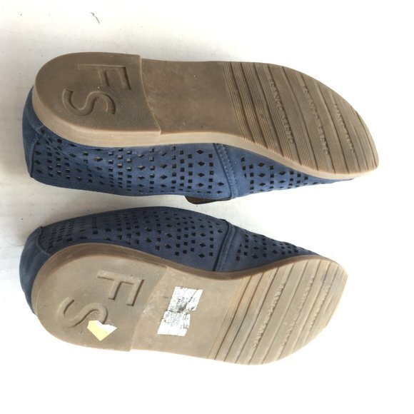 Franco Sarto Faryn Loafer Flats in blue Laser cut - Picture 7 of 7